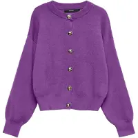 Vero Moda Neuletakki 'VMNOELLA' tummanvioletti
