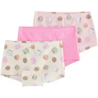 Lindex 3-Pack Boxer Briefs - Pink - 122/128