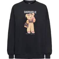 ONLY Onlbila L/S Bear O-Neck Swt - Black - M