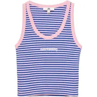 Pull&Bear Toppi 'PACIFIC' sininen / roosa / valkoinen
