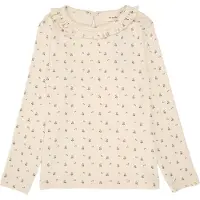 Lil´ Atelier Nmflago Mai Ls Slim Top Lil - Cream - 104