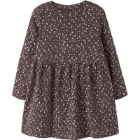 Name it Nmfnicole Ls Dress Pb - Brown - 104