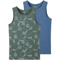 Name it Nkmtank Top 2P Kick Off Noos - Khaki green - 104