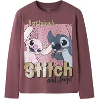 Name it Nkfadara Stitch Ls Nreg Top Noos Wdi - Burgundy - 92