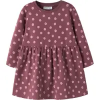 Name It Mini Nmfdavina Ls Sweat Bru Dress Noos - Brown - 92