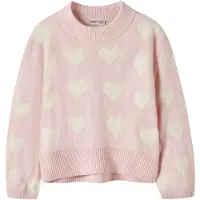 Name it Nkfleify Ls Oversize Knit - Pink - 116