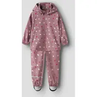 Name It Mini Toiminnallinen puku 'NMNDRain05' malva / marjat / roosa / valkoinen