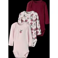 Name it Potkuhousut/body kuusi / roosa / viininpunainen / offwhite