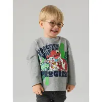 Name it Nmmjik Paw Ls Nreg Top Box Noos Cplgm - Grey - 86
