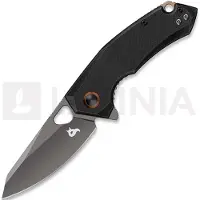Black Fox The Corner - Grey Titanium Coating - G10 kääntöveitsi, musta