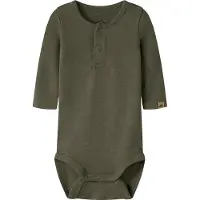 Name it Nbmohoney Ls Body - Khaki green - 80