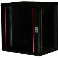 Equip Serverschrank cabinet 19" 12U 600x450mm Glast&uuml;r schwarz