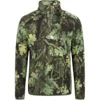 The North Face M Novelty Logo Glacier 1/4 Zip - Print - Khaki green - XL