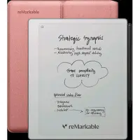 ReMarkable Paper Pure, Marker Plus ja Sleeve Folio (vaaleanpunainen)