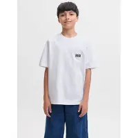Jack & jones Junior Paita 'JJECOLTON' musta / valkoinen