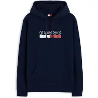 Tommy Hilfiger Collegepaita 'DNA PLAY' tummansininen / punainen / valkoinen