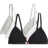 Tommy Hilfiger Underwear Rintaliivi meleerattu harmaa / musta / valkoinen