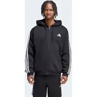 Adidas 3 Stripes Fleece Kokovetoketjullinen Collegepaita