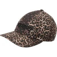 GUESS for woman. AW5613COT01 Brown printed gabardine baseball cap (OSFA), Casual, Cotton