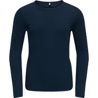 ONLY Koglucky L/S O Neck Top Jrs Noos - Navy - 134-140