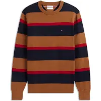 Tommy Hilfiger Neulepaita laivastonsininen / konjakki / punainen