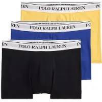 Ralph Lauren Bokserishortsit 'Classic' katkero / keltainen / musta / valkoinen