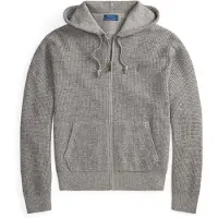 Ralph Lauren 2/28 Wool Cotton-Sweater-Pullover - Grey - XL
