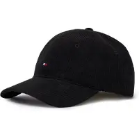 Tommy Hilfiger Th Flag Cord 6 Panel Cap - Black - ONE SIZE