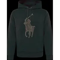 Ralph Lauren for man. 710B27500001 Black big pony hoodie (S), Casual, Cotton