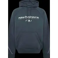 New Balance Trackside Fleece Hoodie - Navy - L