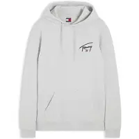 Tommy Hilfiger Collegepaita 'ENTRY' vaaleanharmaa / kirkaanpunainen / musta