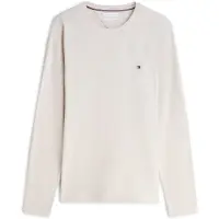 Tommy Hilfiger Stretch Slim Fit Long Sleeve Tee - Cream - S