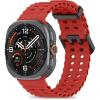 TechProtection Iconband Pro Strap for Samsung Galaxy Watch Ultra/Ultra2 47mm - Red
