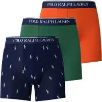 Ralph Lauren Bokserishortsit laivastonsininen / kuusi / oranssi / valkoinen