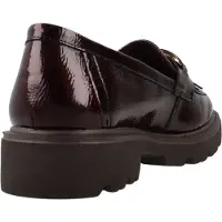 Carmela for woman. 16436903-BURDEOS Leather Loafers 164369 burgundy (38), 3 to 5 cm, None, Casual, Classic