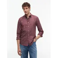 Tommy Hilfiger Paita 'Flex' karmiininpunaine / valkoinen