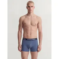 Jack & jones Bokserishortsit 'JACFAX' sininen / yönsininen / meleerattu sininen / valkoinen