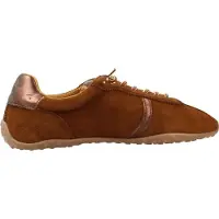 Carmela for woman. 16438301-CAMEL Light brown leather sneakers 164383 (37), Flat, Laces, Casual