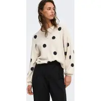 ONLY Onlrica Ls Detail O-Neck Cc Knt - Cream - M