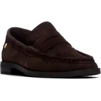 Carmela for woman. 16438901-MARRON Leather Moccasins 164389 brown (39), 1 to 3 cm, Split Leather, None, Casual, Classic