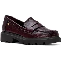 Carmela for woman. 16427003-BURDEOS Burgundy loafers 164270 (37), 3 to 5 cm, None, Casual, Maroon
