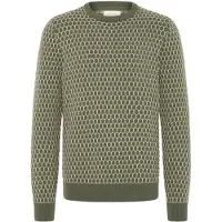 Blend Bhdong Crew - Khaki green - S
