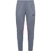 Under Armour Urheiluhousut 'Challenger' tummanharmaa / vaaleanpunainen / musta