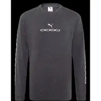 Puma Run Culture Collective Relaxed Washed Graphic Long Sleeve - Grey - XL