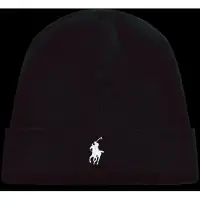 Ralph Lauren 32/3 Cotton-Swtr-Hat - Black - ONE SIZE