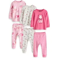 Next Yöpuku roosa / vaalea pinkki / offwhite