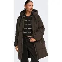 ONLY Jdyblair Long Hood Puffer Otw Sij Noos - Brown - M