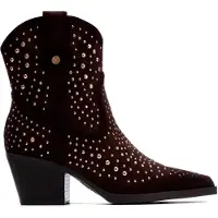 Xti for woman. 14619203-MARRON Brown ankle boots 146192 (41), 5 to 8 cm, Zip, Casual