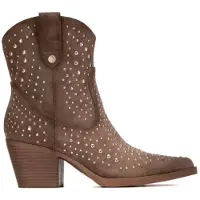 Xti for woman. 14619201-TAUPE Taupe ankle boots 146192 (36), 5 to 8 cm, Zip, Casual