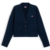 Tommy Hilfiger Tjw Fluffy Badge Cardigan Ext - Navy - XL